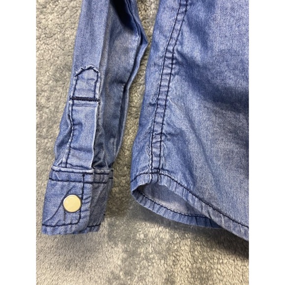 True Religion Georgia  4T Jean Denim Long Sleeve Shirt - Picture 7 of 12